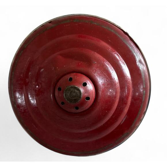 Vintage Tin 1973 J. Chein Disney Push Down Spinning Top Mickey Mouse Donald Duck - Picture 3 of 4